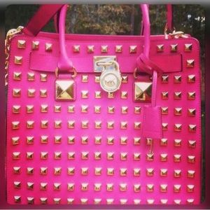 🚫SOLD🚫 Michael Kors Pyramid Hamilton Studded Handbag